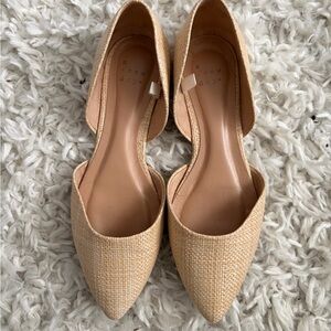 A New Day Women's Beige Textured Flats